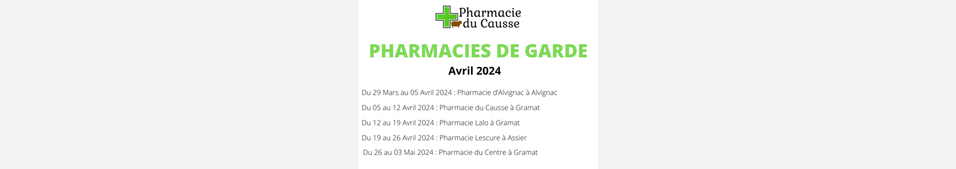 Pharmacie du Causse,Gramat